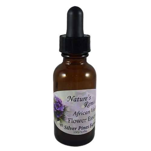 African Violet Flower Essence - Nature's Remedies – Nature's Remedies by  Silver Pines Farm